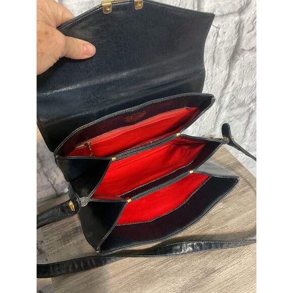 Vintage Bags By Francois California Leather Shoulder Bag - Picture 4 of 12